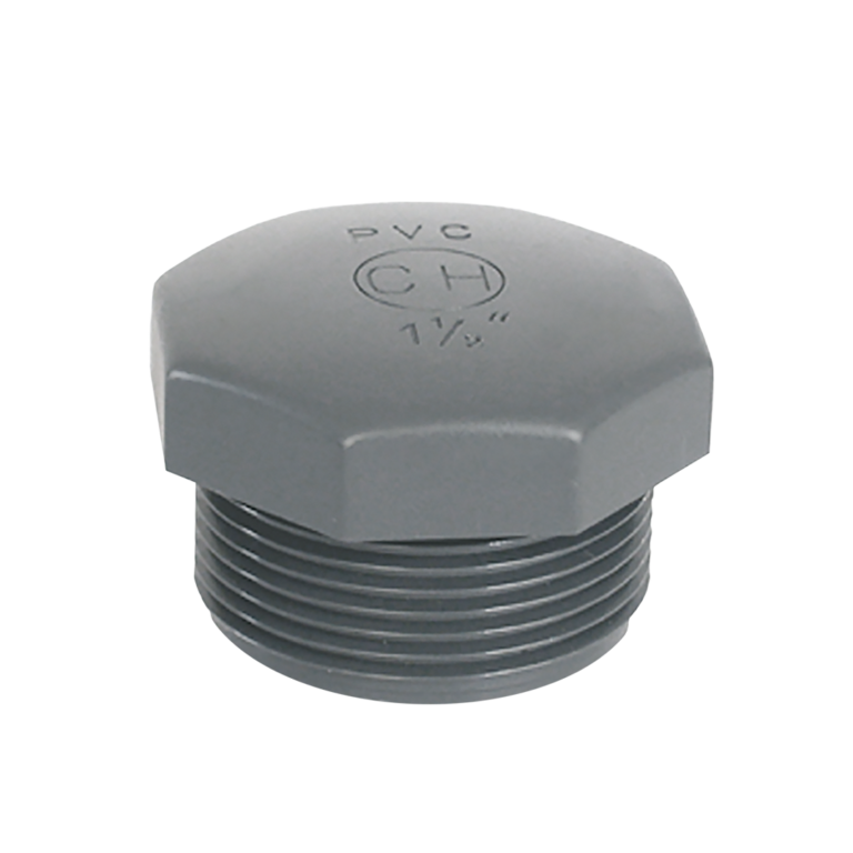 Plug PVC-U, PN16, Male Thread, Coraplax
