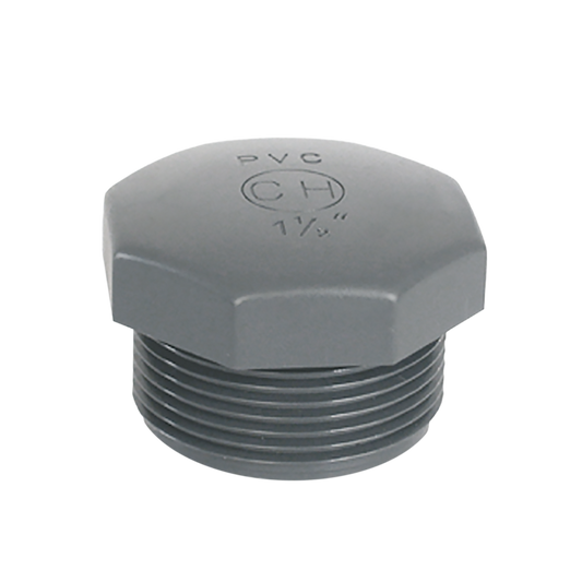 Plug PVC-U, PN16, Male Thread, Coraplax
