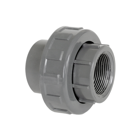 Union PVC-U, PN16, Solvent Socket/Female Thread, Coraplax