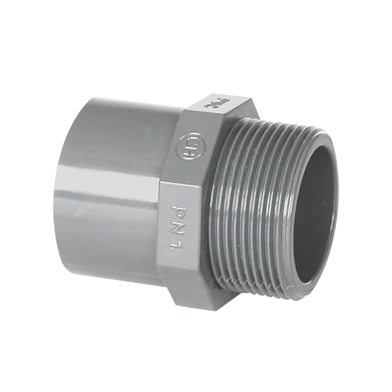 Adaptor Bush PVC-U, PN16, Solvent Socket / Male Thread, Coraplax
