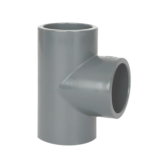 T račva 90° PVC-U, PN16, na lepljenje, Coraplax