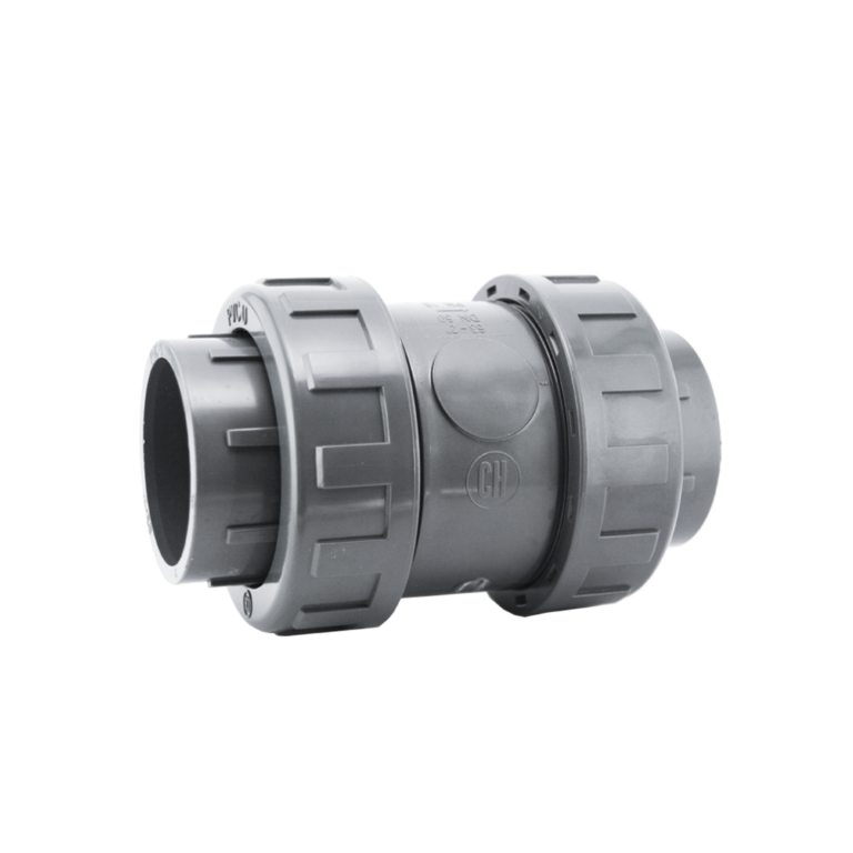 Nepovratni ventil, PVC-U, na lepljenje, EPDM, PN16, Coraplax