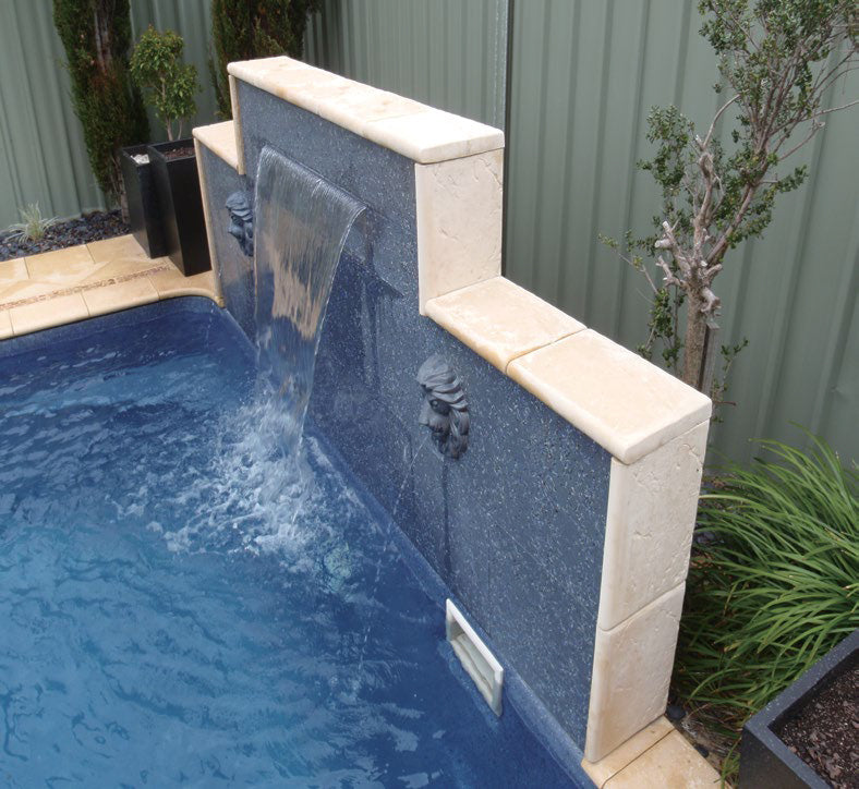 WALL WATERFALL 600X150 MM WITH LED LIGHT AND CONTROL
